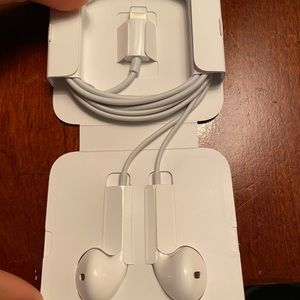 Apple wired EarPods.